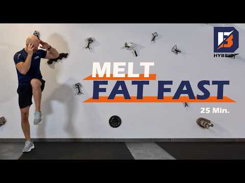 25 Min. Cardio Workout to Melt Fat & Burn Calories at Home