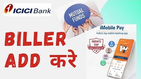 imobile mai biller ko kaise add kare || Mutual fund SIP add biller in imobile app | add any biller