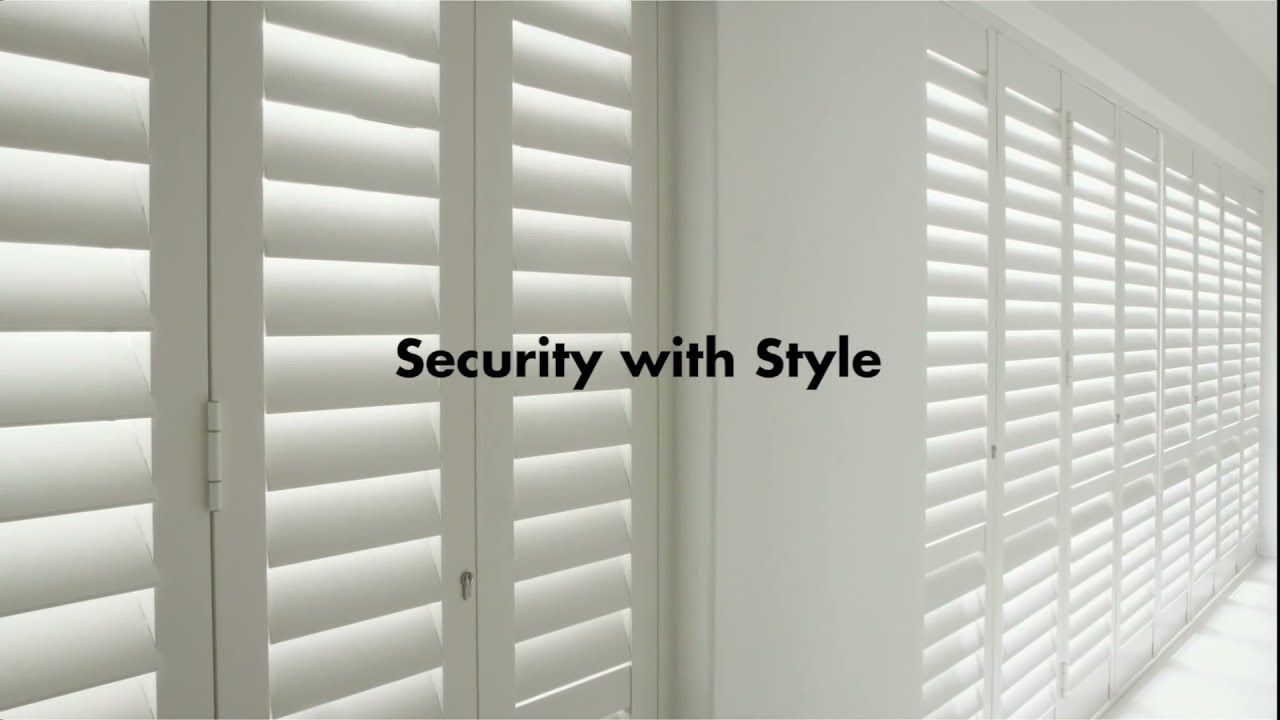 Introduction - Aluminium Security Shutters by plantation shutters ltd