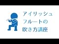 アイリッシュフルートの吹き方講座 の動画、YouTube動画。