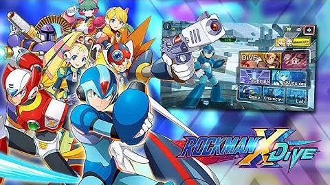 Rockman X Dive | Floating Ruins 6-4 (Normal) Full Secret & Stage Runthrough | 洛克人XDive Guide