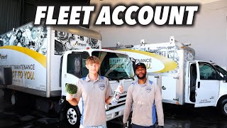 How I Got This Detaling Fleet Account - Hunter&#39;s Mobile Detailing