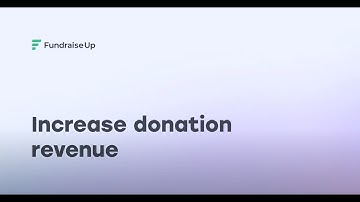 The #1 online nonprofit fundraising platform | Fundraise Up product demo