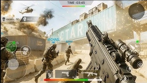 FPS COMMANDO MISSION GUN ANDROID GAMEPLAY ☠️