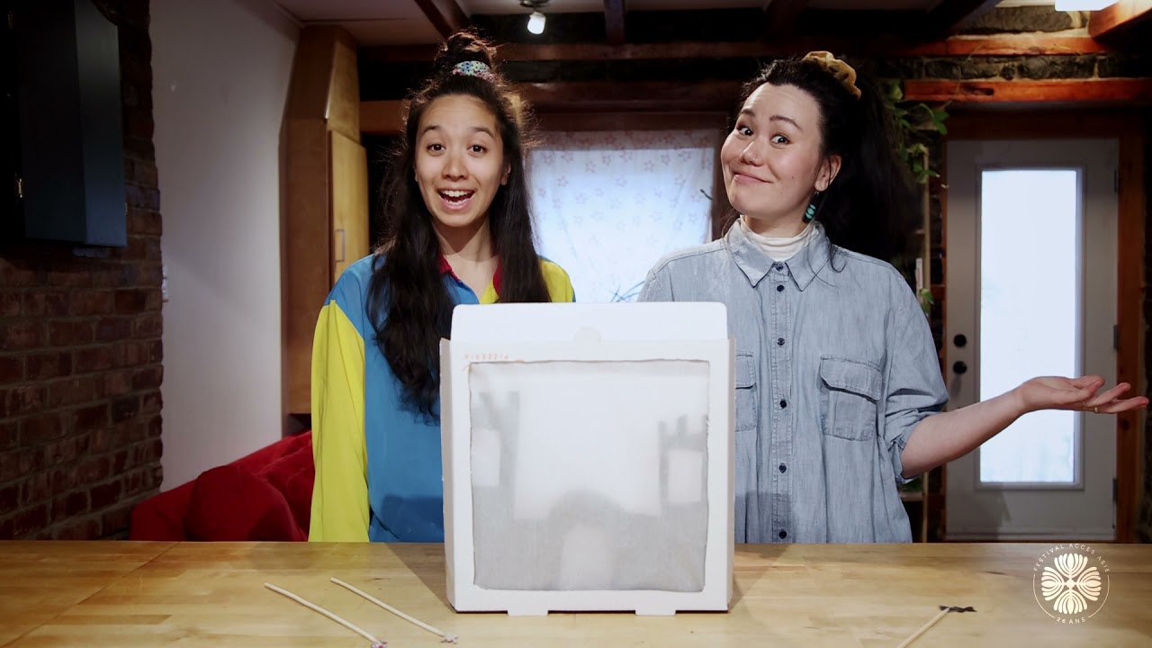 Atelier vidéo de théâtre d'ombres à la maison