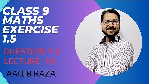 Class 9th Math Exercise 1.5 Question 1,2  Aaqib Academy || How to find Determinant of the Matrices