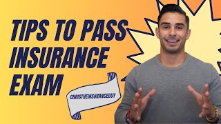 Tips to GUARANTEE You Pass the Insurance Exam!