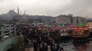 Listening To Call To Prayer From Bridge In Istanbul, Turkey