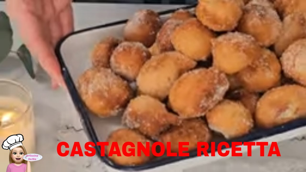 CASTAGNOLE RICETTA della NONNA  Sofficissime e veloci - DOLCI  di Carnevale, castagnole soffici.