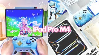 ✨NEW M4 iPad Pro 13”aesthetic unboxing💖Pencil Pro + New Magic Keyboard & Accessories✨Genshin Impact✨ screenshot 2