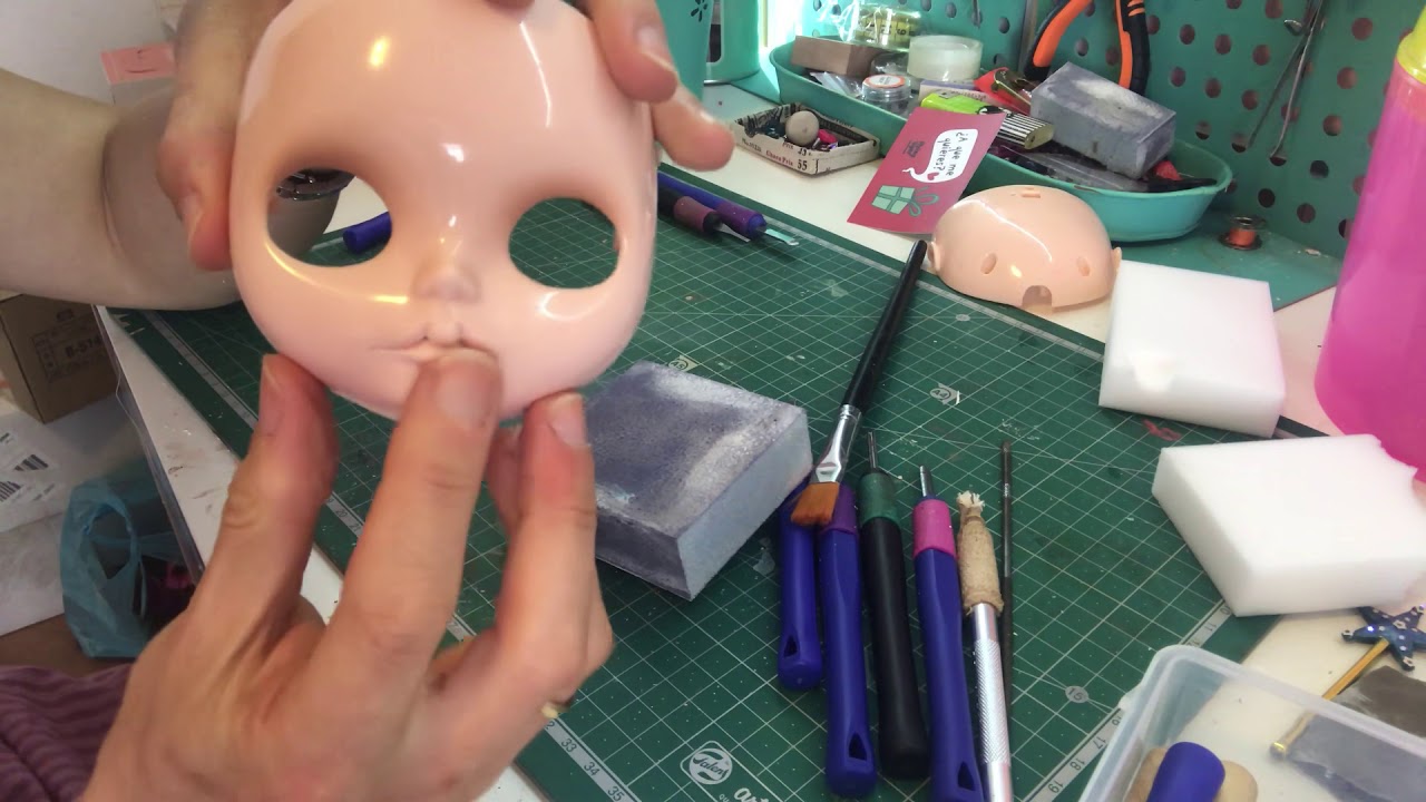 La 3ª parte del carving de la boca de blythe.