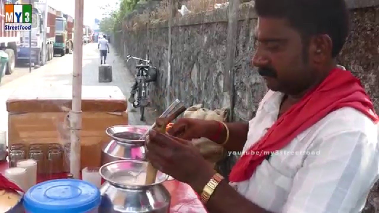 BUTTER MILK - VASI STATION ROAD - MUMBAI STREET FOOD - 4K VIDEO street food