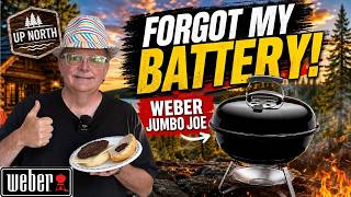 I Forgot My Pellet Grill Battery… So I Bought a Weber Jumbo Joe 🔥