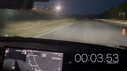 2021 Model 3 Long Range w/ Acceleration Boost 1/8th Mile Run