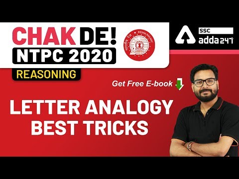 Letter Analogy (Best Tricks) | Reasoning | Chak De NTPC