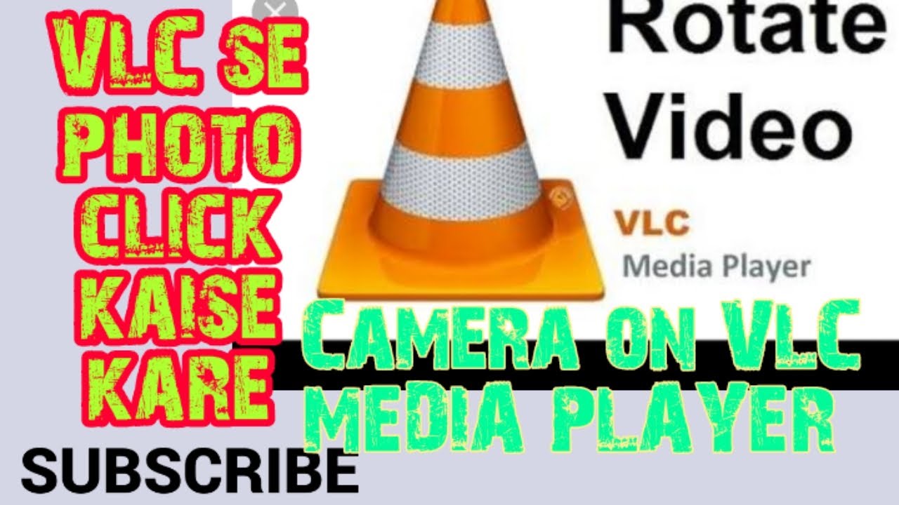 How to open camera on VLC media player ?kaise VLC media player me ...