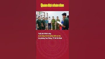 Triệt phá thành công vụ án tàng trữ trái phép chất ma túy tại phường Tam Thắng, TP HCM