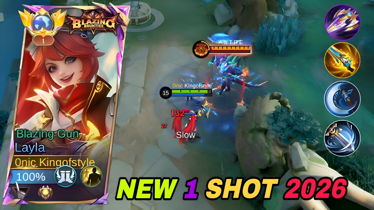 NEW LAYLA BEST BUILD AND EMBLEM 2026!! (easy win!) - Mobile Legends