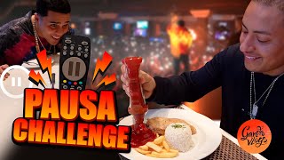 PAUSA CHALLENGE 🎮 LE QUEMO LA CARA A JUHN ❄️ | Ganda Vlogs