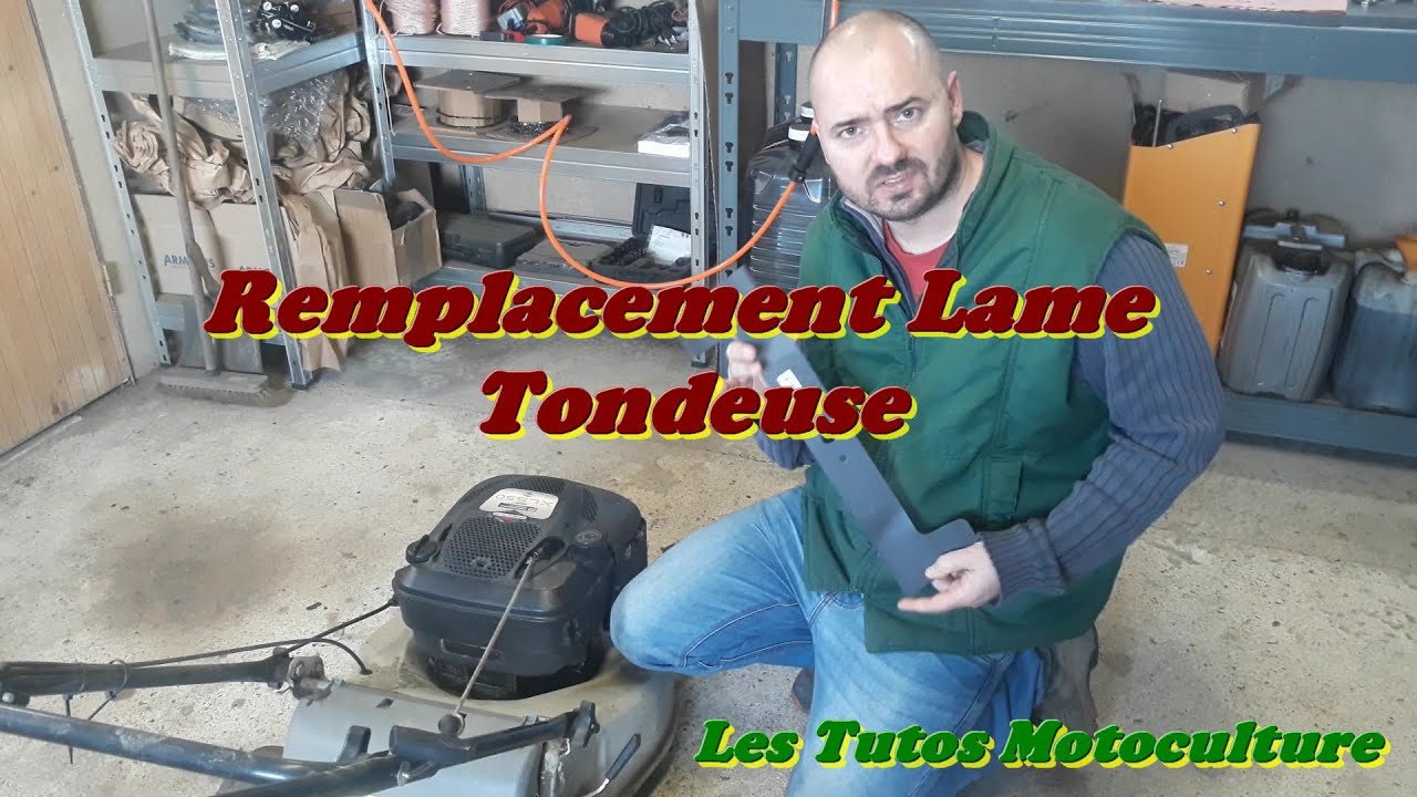 Remplacement Lame Tondeuse YouTube