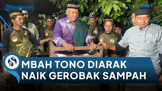 Mbah Tono, Pemulung Naik Haji Asal Ponorogo Berangkat Diarak Gerobak Sampah