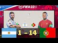 FIFA 23 - Portugal Vs Argentina -  FIFA World Cup 2022 Final Qatar | PS5™ 4K Next Gen