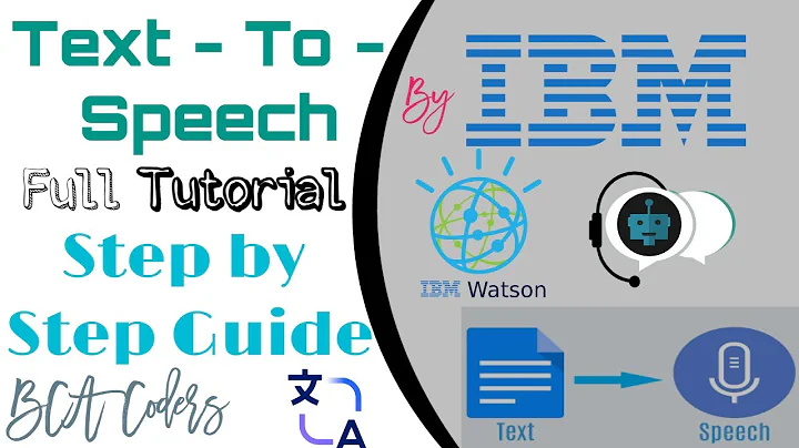 Exploring IBM Watson Text-to-Speech Service