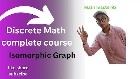 Discrete Math |Isomorphic Graph in Urdu|Hindi#maths #education
