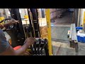 Forklift training double loading trailer 2023