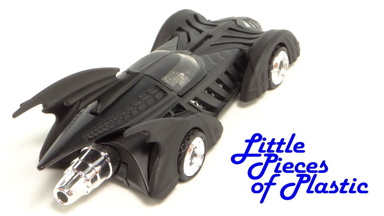 Batman Forever Batmobile Batimóvil Hot Wheels 1:50 Die Cast Reseña Review  Little Pieces Plastic - YouTube