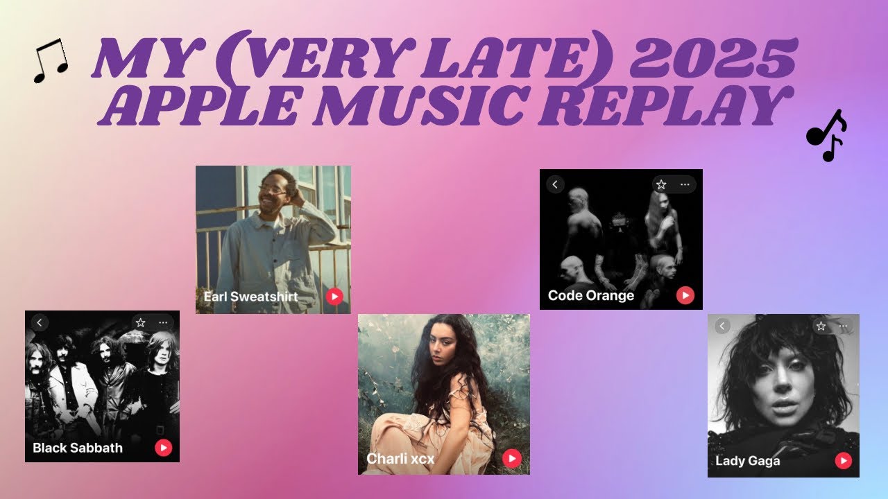 My (very late) 2025 Apple Music Replay / Lofi ASMR