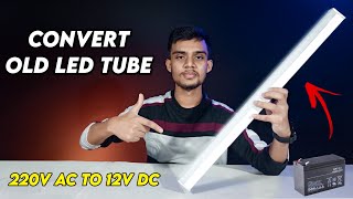 How to make 12v led tube light | Diy led tube light