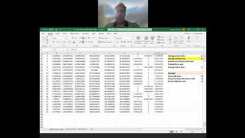 Ch 2 Part 2 2 Single server simulation in Excel