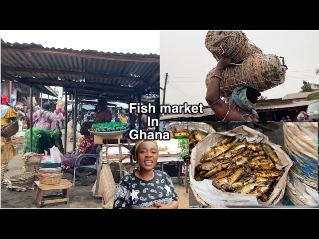 African Village Life || Inside a local Fish Market in Volta Region || Ghana class=