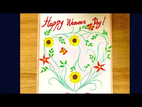 Video Làm thiệp mừng ngày phụ nữ| Cách làm thiệp sáng tạo... - youtube