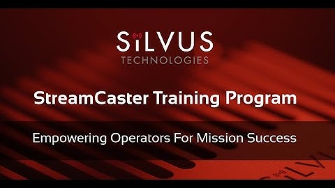 StreamCaster Training Program