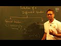 Differential Equations - Solution of a Differential Equation