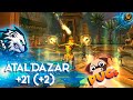 Ataldazar m21 2 pugs  dragonflight season 3  guardian druid bear tank  pov wow ad high keys