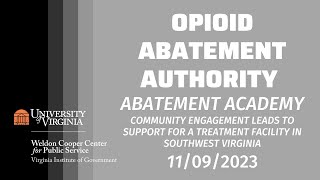 11/09/2023 - Community Engagement Leads to Support for a Treatment Facility in Southwest Virginia