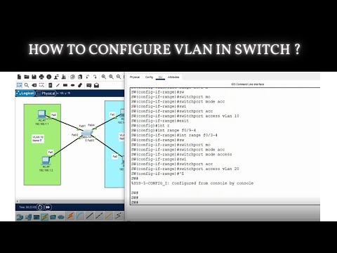 2.How to Configure VLAN in Switch? | CCNA 200-301 | Networkforyou