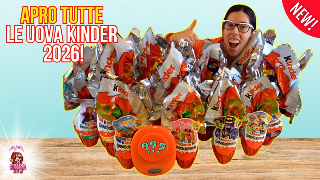 APRO PESO E MISURO TUTTE LE UOVA DI PASQUA KINDER 2026!