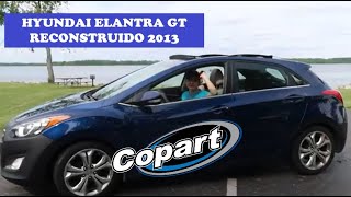 HYNDAI ELANTRA GT 2013  MOTOR RECONSTRUIDO| COPART AUCTION CARS