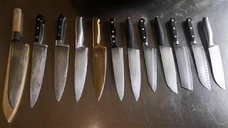 Cómo elegir un cuchillo de cocinero o de chef para la cocina profesional o casera Chef David Jahnke