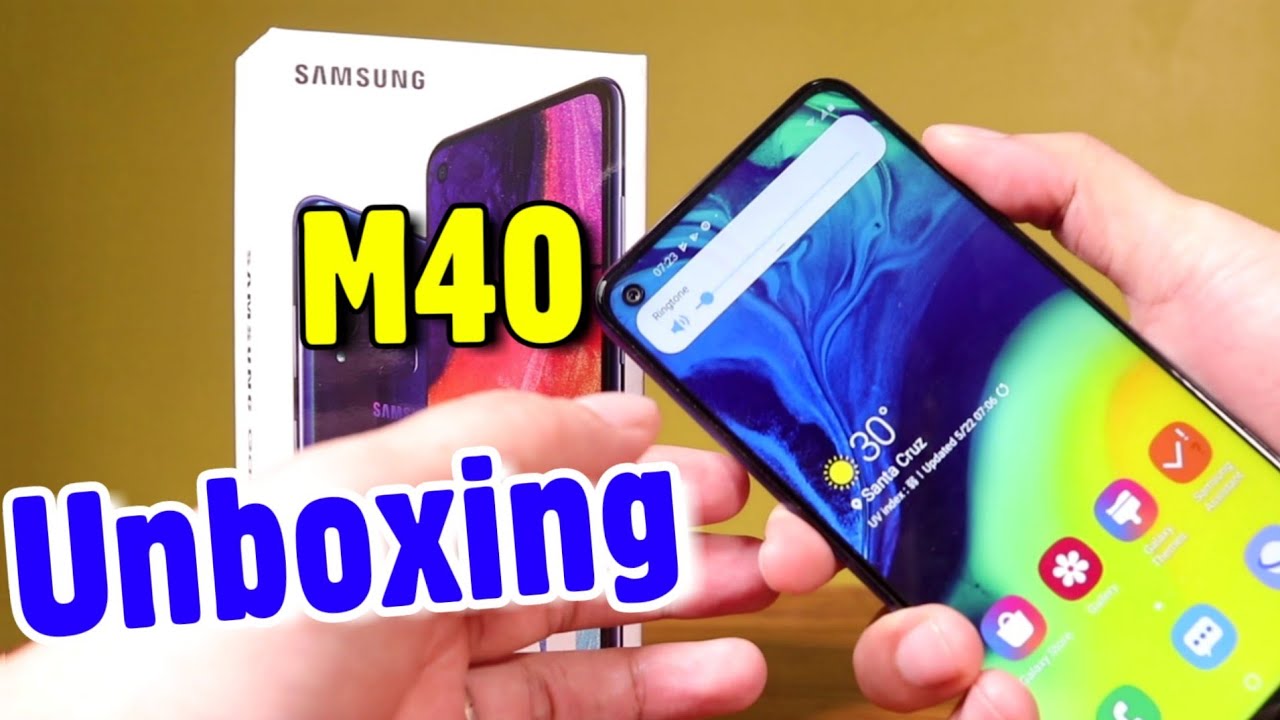 Samsung M40 First Look & Hands On Leaked with Full Specification