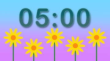 5 Minute Spring Timer: Growing Flowers Visual Timer