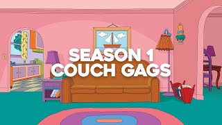 The Simpsons Season 1 Couch Gags