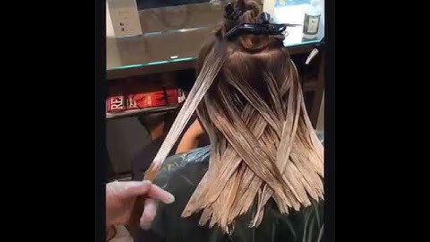 Balayage with Kiss sponge 😍