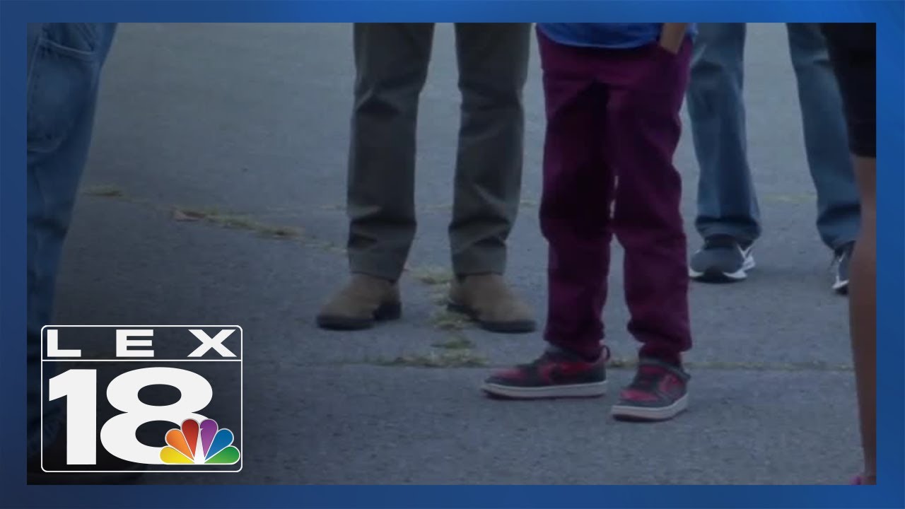 Volunteers walk for peace, community