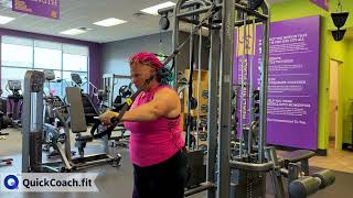 Suspension Trainer Single Arm Chest Press | Exercise Demo | Coaching Software | QuickCoach screenshot 5