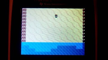 xLIB TI-84+CSE shift screen test (earthquake effect)